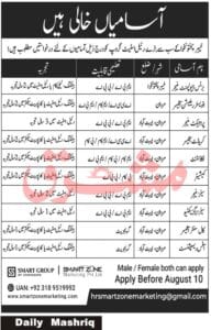 Latest Smart Group of Companies Peshawar Jobs 2025