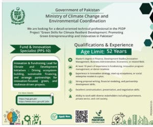 Ministry of Climate Change Islamabad Job 2025