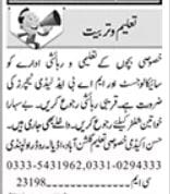 Hassan Academy Special Education Rawalpindi Jobs 2025