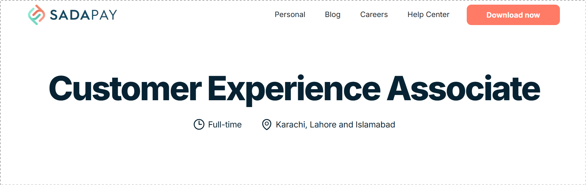 SadaPay Jobs 2025