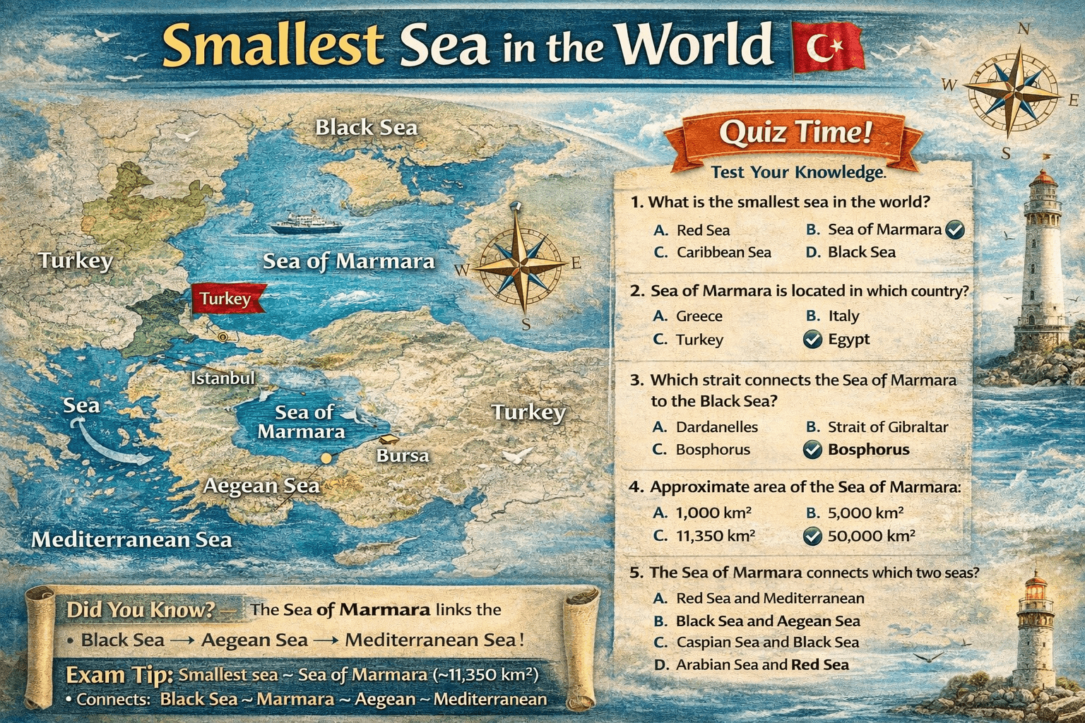 Smallest Sea in the World
