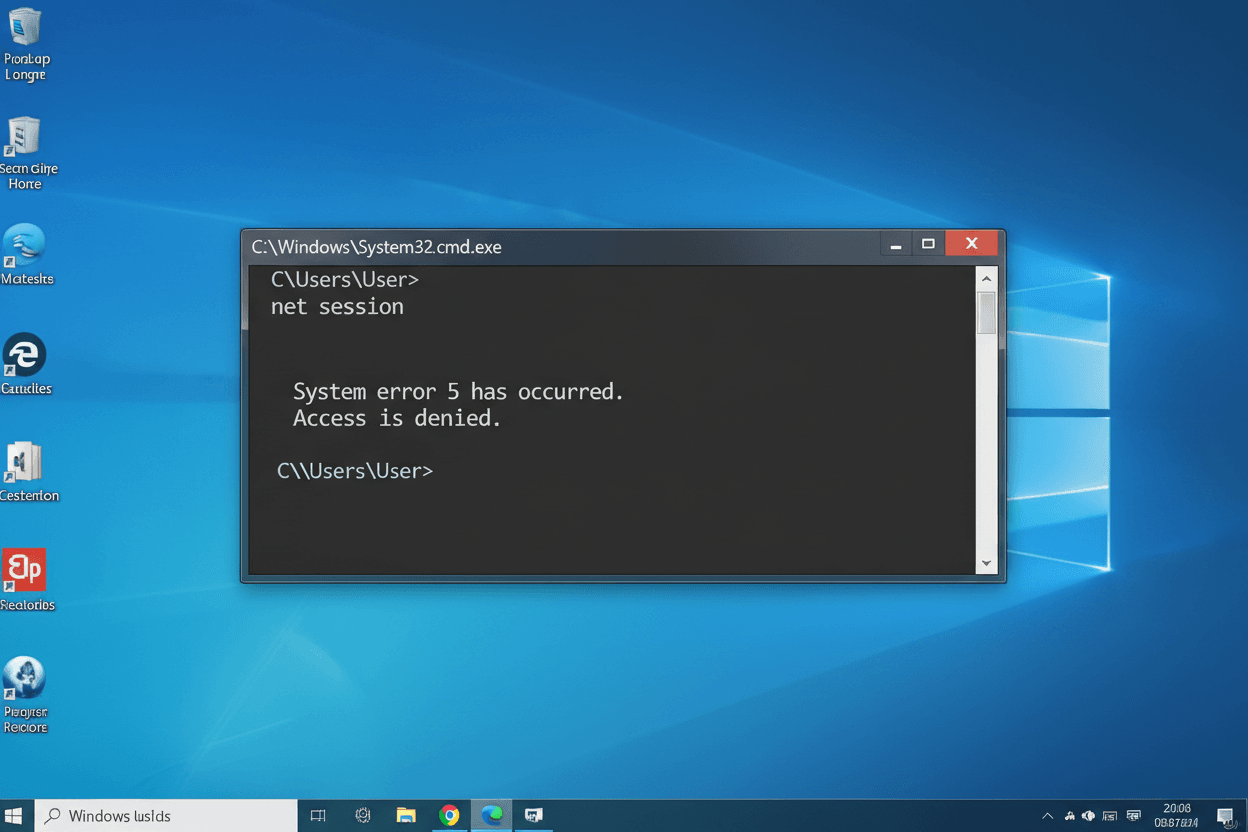 check admin privileges windows command prompt