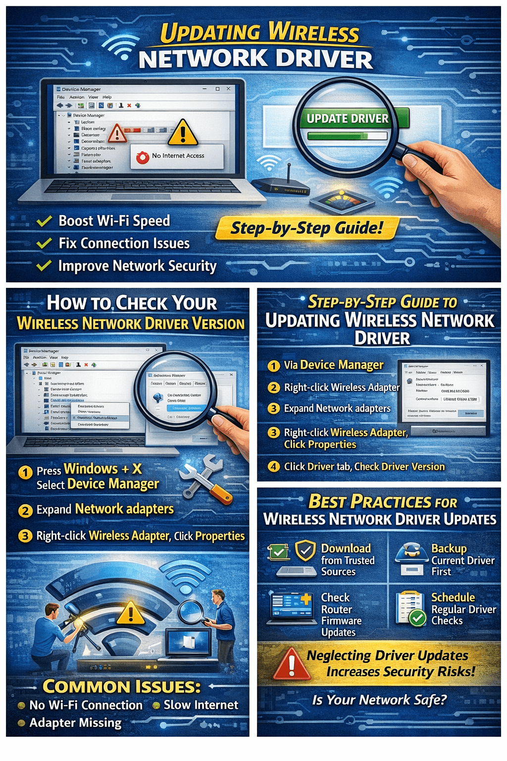 updating wireless network driver