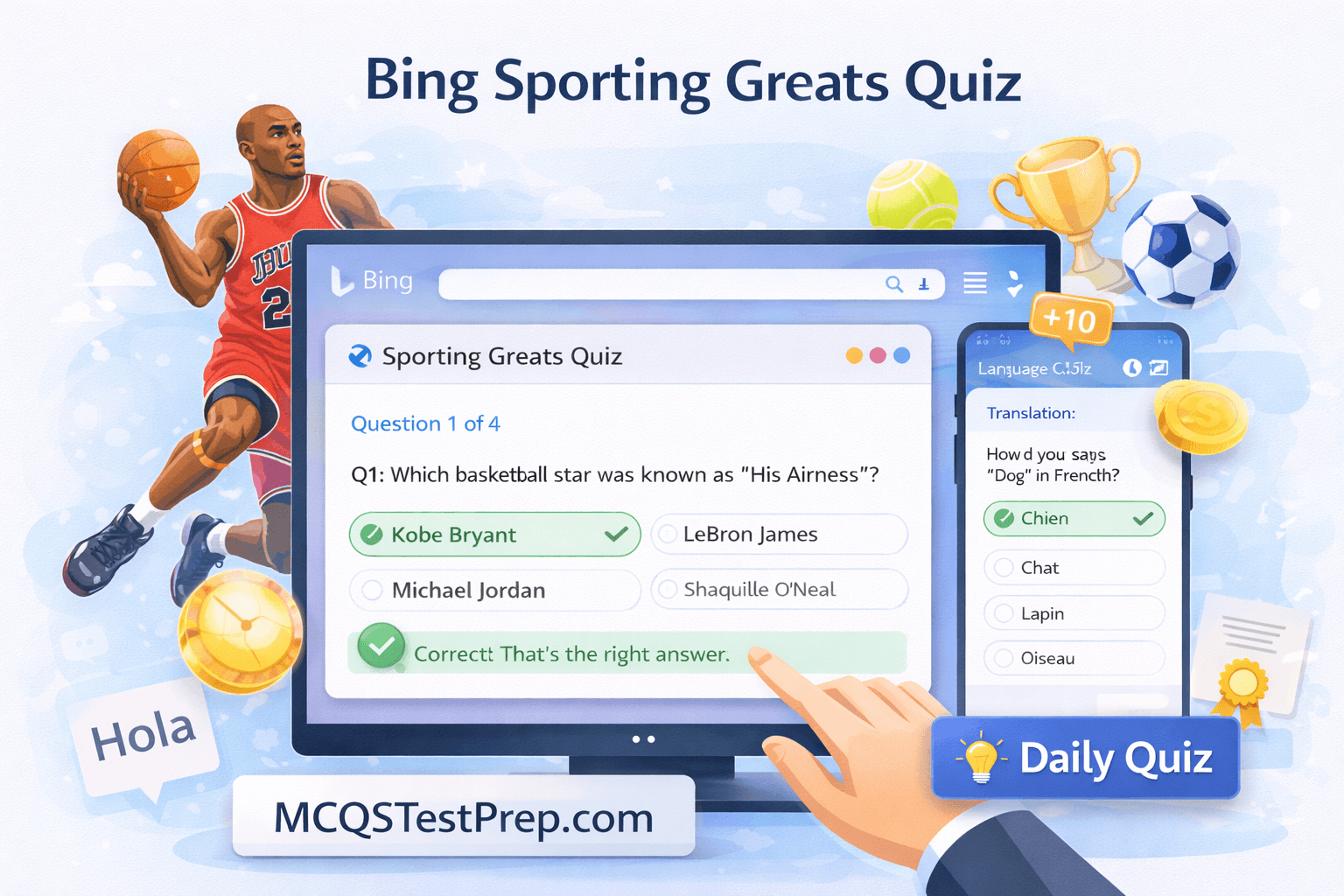 Bing Sporting Greats Quiz