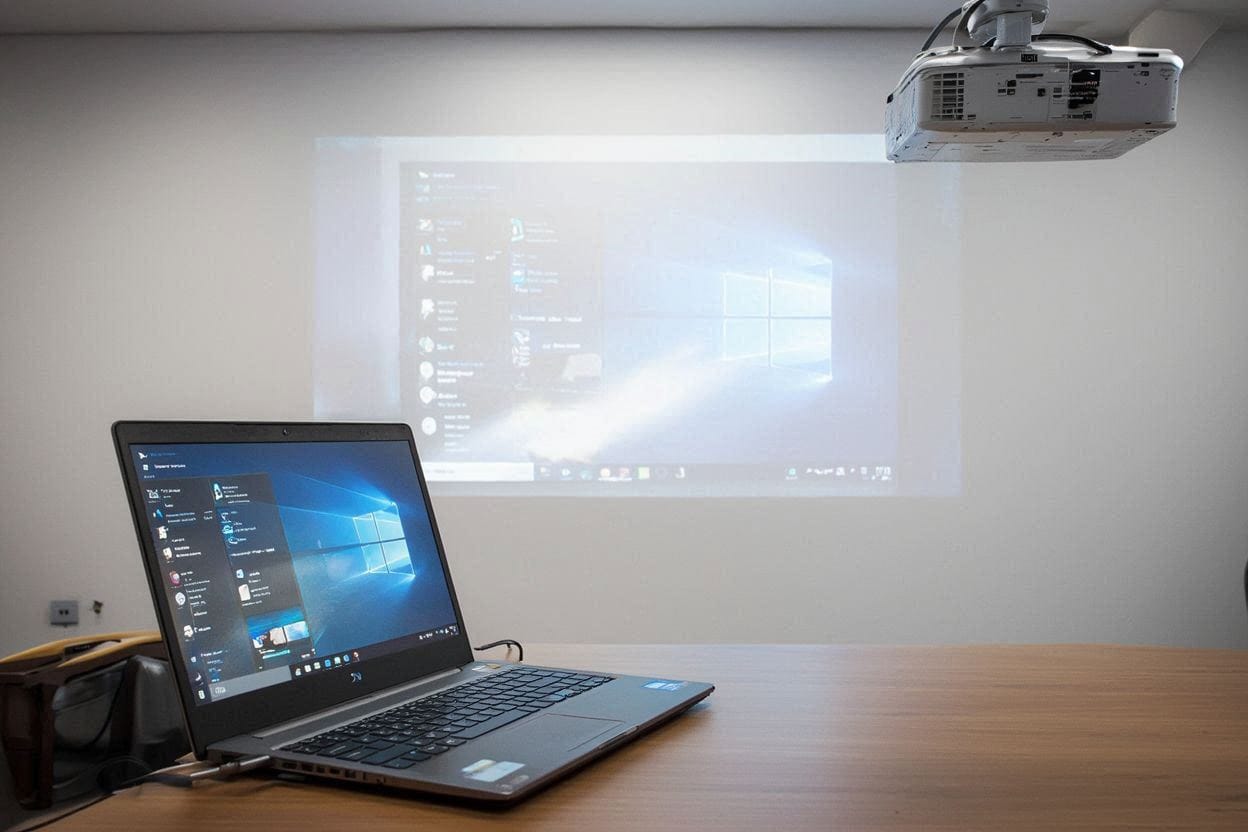 Connect a PC to a Projector Using a Cable