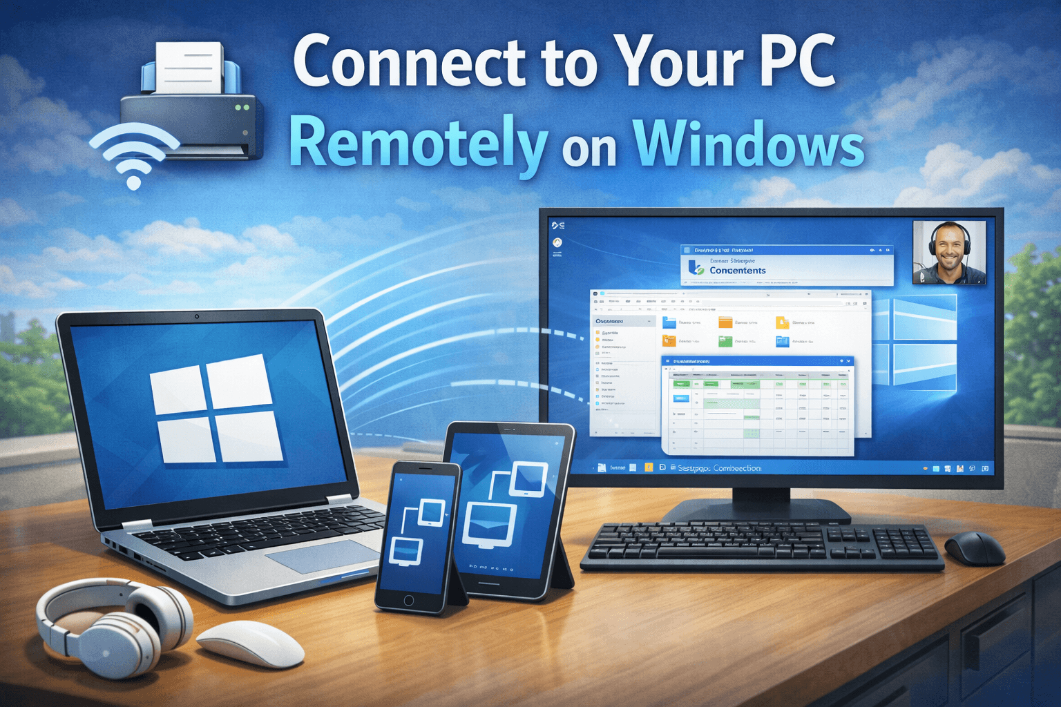Connect to Your PC Remotely in Windows