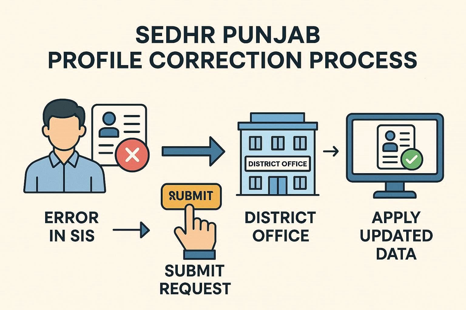 Sedhr Punjab Profile Correction Problems