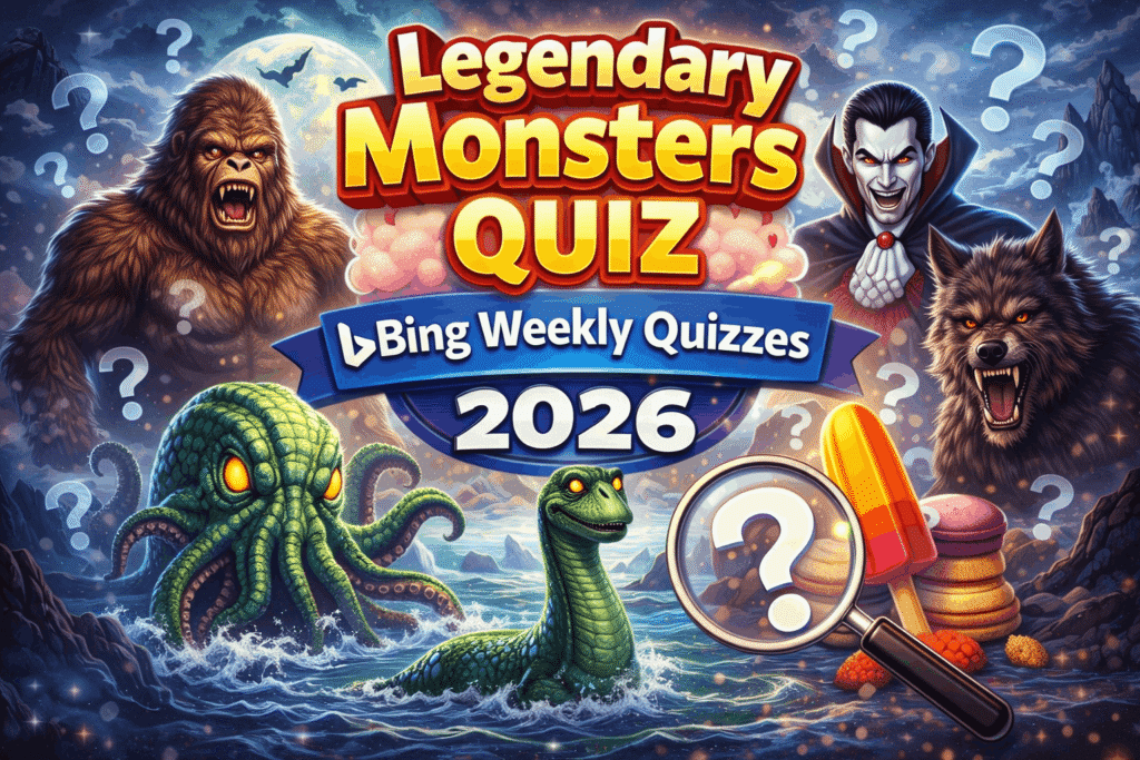Legendary Monsters Quiz