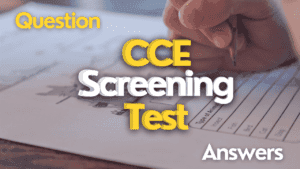 Read more about the article Most Important Questions For CCE Screening Test