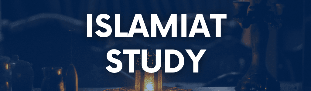 ISLAMIAT STUDY MCQS
