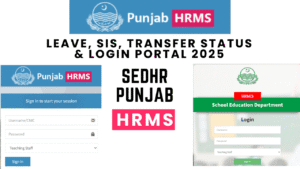 Read more about the article SEDHR Punjab HRMS – Leave, SIS, Transfer Status & Login Portal 2025