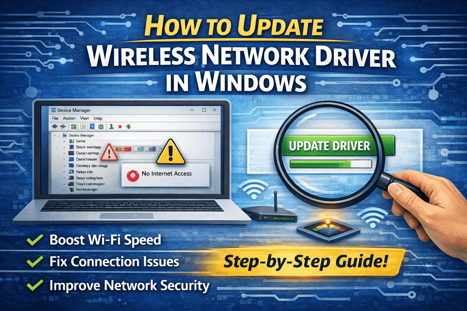 Read more about the article How to Update Wireless Network Driver in Windows – Step-by-Step Guide
