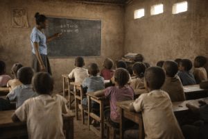 Read more about the article An Elementary School Classroom in a Slum