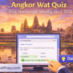 Angkor Wat Quiz – Bing Homepage Weekly Quiz 2026