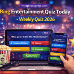 Bing Entertainment Quiz Today – Weekly Quiz