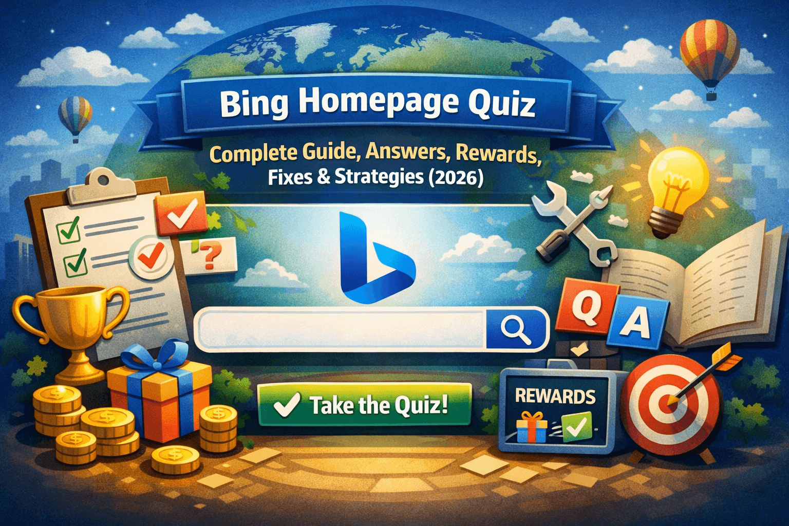 Read more about the article Bing Homepage Quiz: Complete Guide, Answers, Rewards, Fixes & Strategies (2026)
