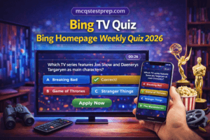 Read more about the article Bing TV Quiz – Bing Homepage Weekly Quiz 2026
