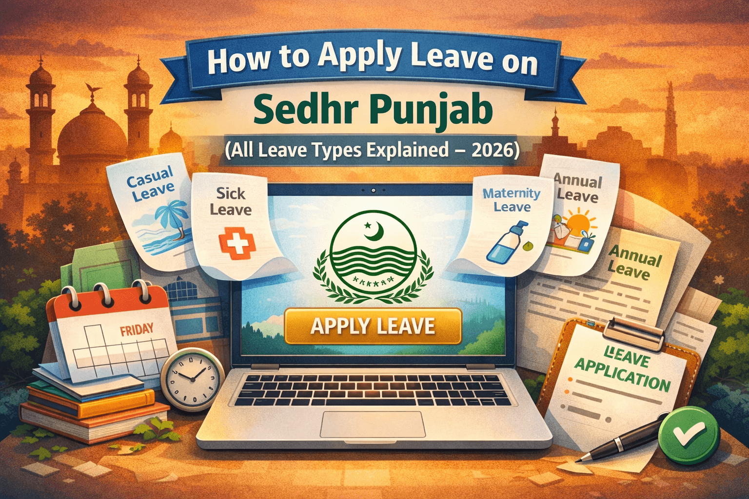 Read more about the article How to Apply Leave on Sedhr Punjab (All Leave Types Explained – 2026)