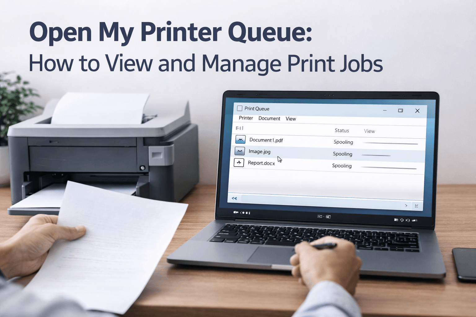 Read more about the article Open My Printer Queue: How to View and Manage Print Jobs