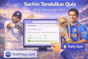 Read more about the article Sachin Tendulkar Quiz – Weekly Bing Homepage Quiz