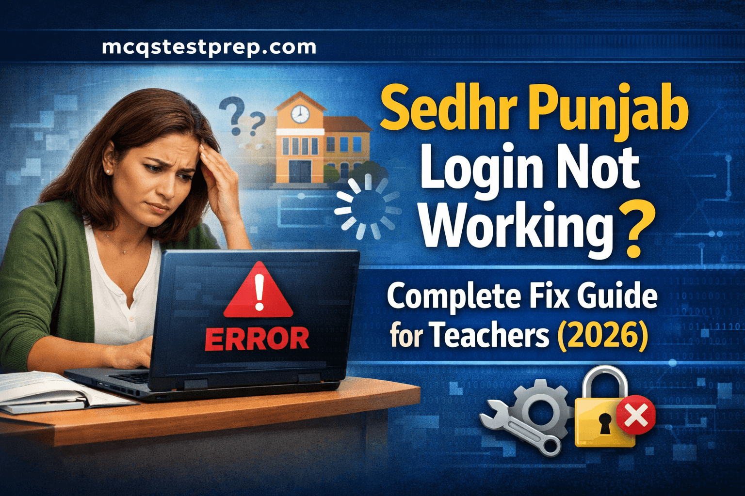 Read more about the article Sedhr Punjab Login Not Working? Complete Fix Guide for Teachers (2026)