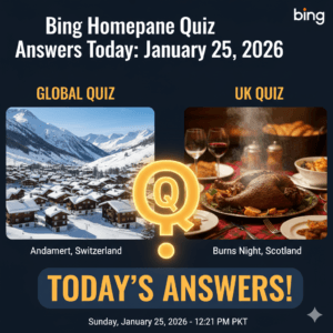 Read more about the article Bing Daily Quiz Answers Today: January 252026