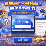 15 Ways to Get help in Windows 11