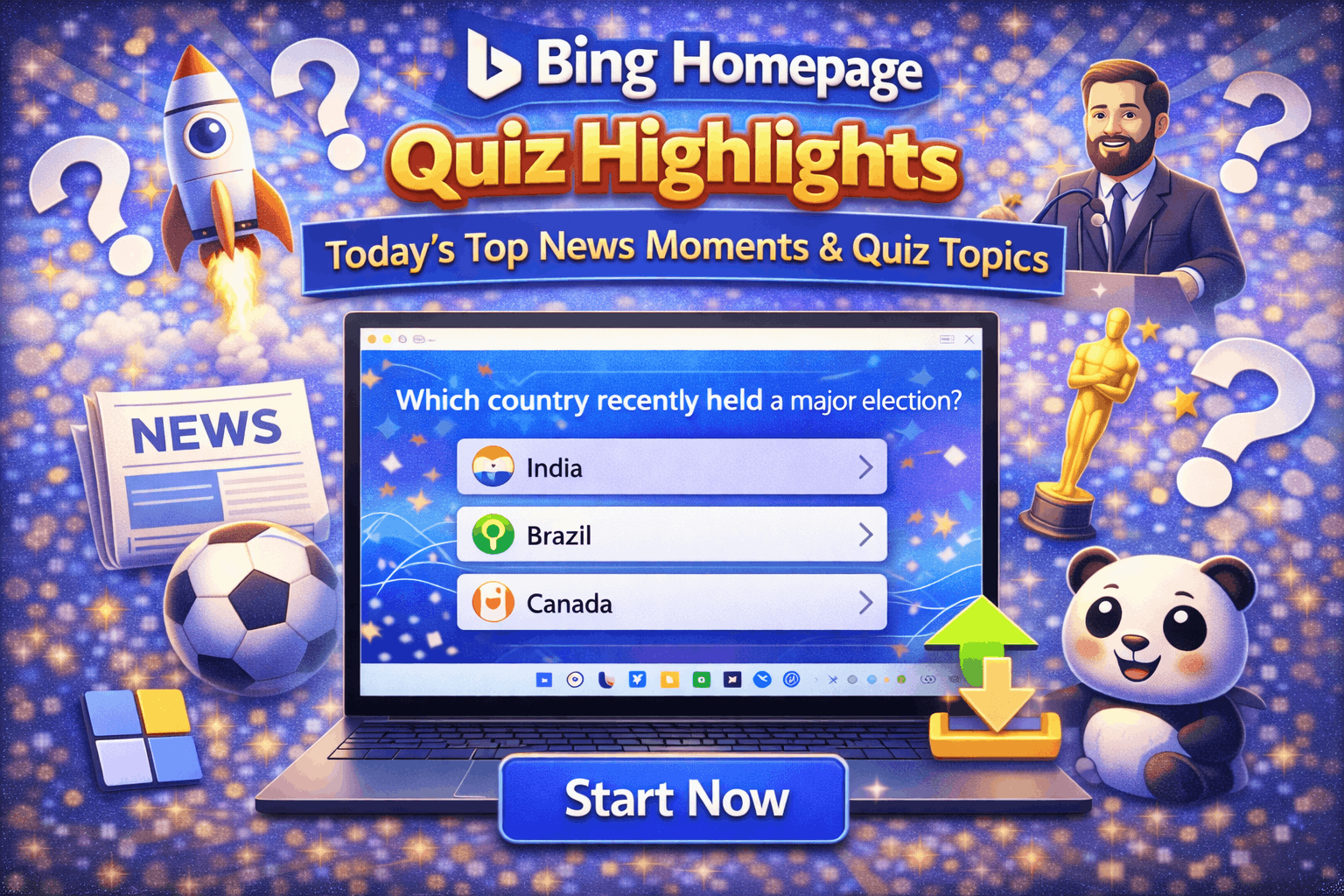 Read more about the article Bing Homepage Quiz Highlights – Today’s Top News Moments & Quiz Topics