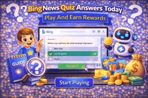 Read more about the article Bing News Quiz Answers Today – Play And Earn Rewards