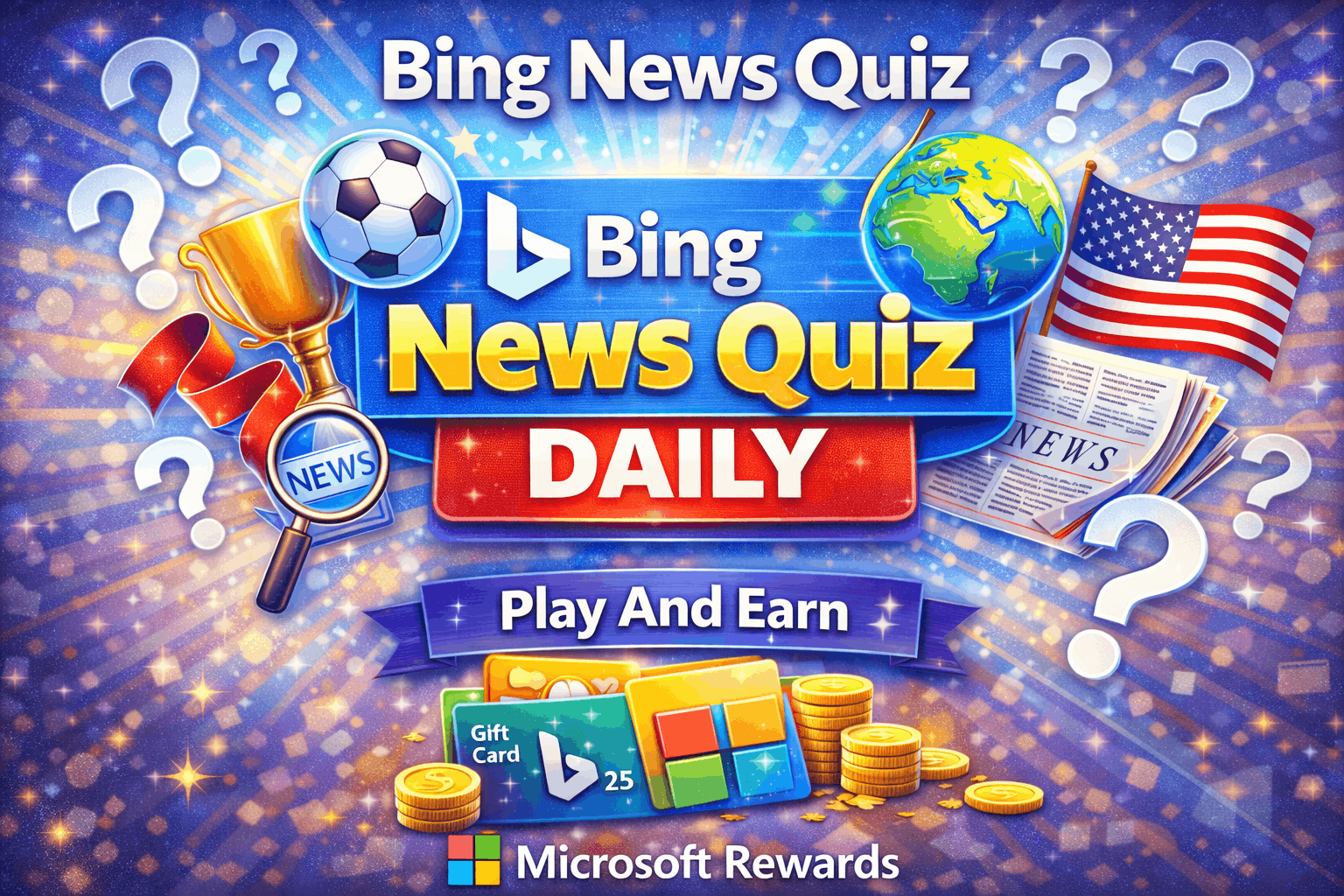 Read more about the article Bing News Quiz Daily – Play And Earn Microsoft Rewards