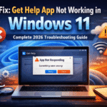 Fix: Get Help App Not Working in Windows 11 (Complete 2026 Troubleshooting Guide)