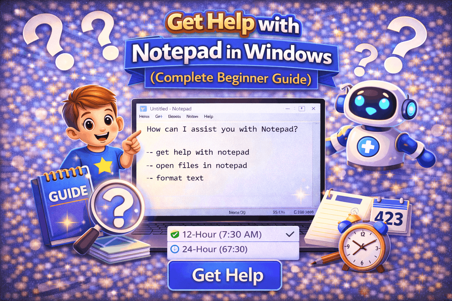 Read more about the article Get Help with Notepad in Windows (Complete Beginner Guide)