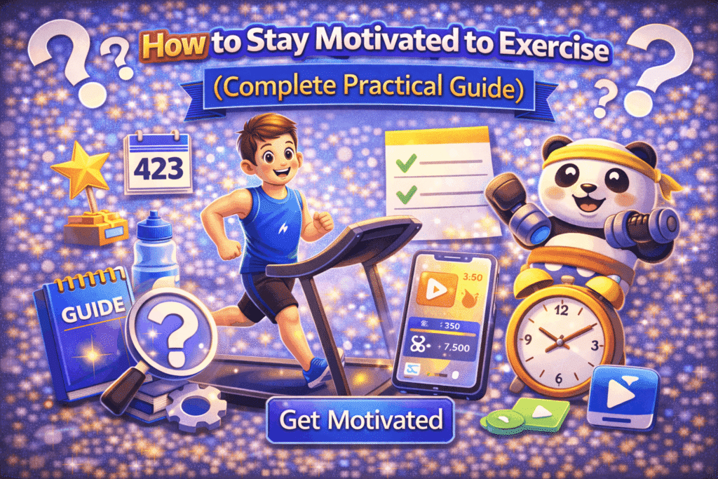 How to Stay Motivated to Exercise (Complete Practical Guide)