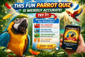 Read more about the article This Fun Parrot Quiz Is Weirdly Accurate – Try It!