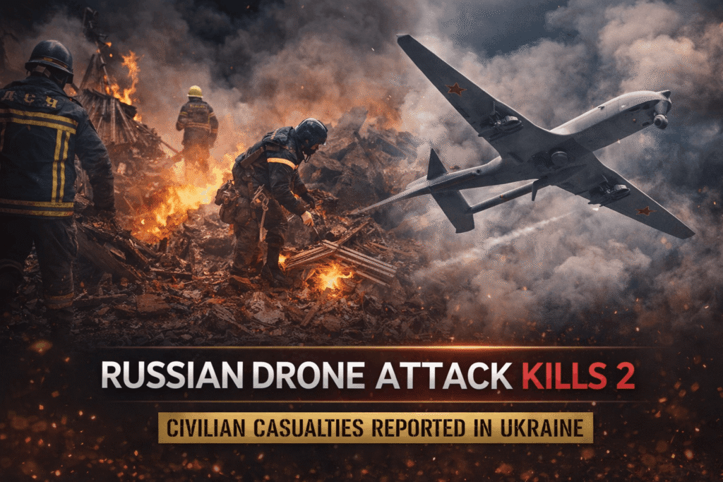 Russian drone attack kills 2