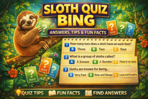Read more about the article Sloth Quiz Bing: Answers, Tips & Fun Facts