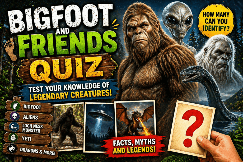 Bigfoot and Friends Quiz