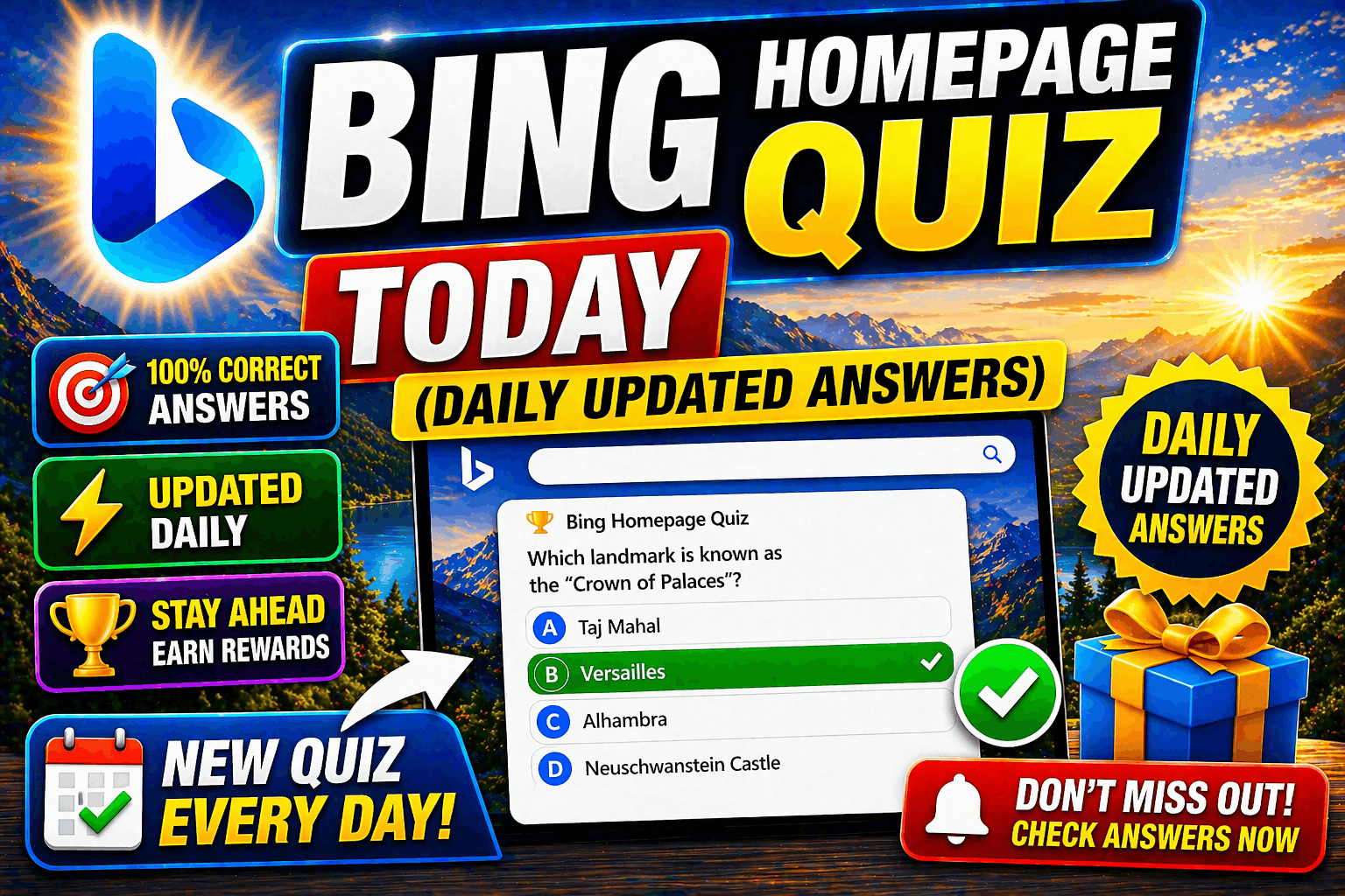 Bing Homepage Quiz Today Daily Updated Answers Bing Homepage Quiz Today Daily Updated Answers