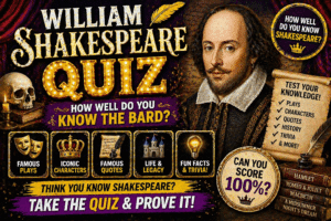 Read more about the article William Shakespeare Quiz: How Well Do You Know the Bard?