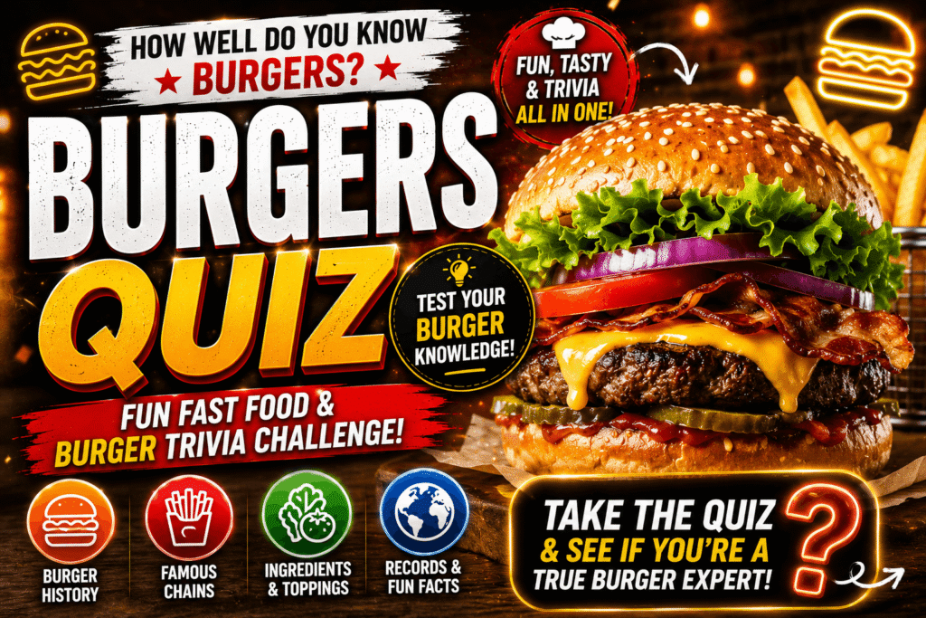 Burgers Quiz – Test Your Fast Food Knowledge