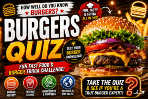 Read more about the article Burgers Quiz – Test Your Fast Food Knowledge