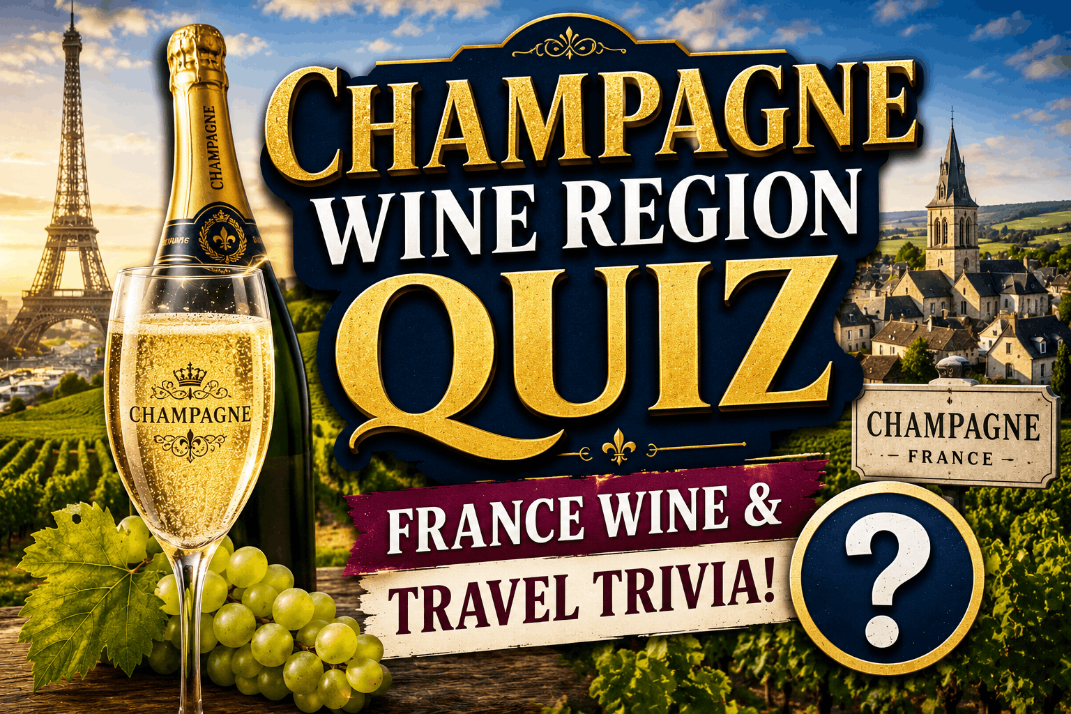 Read more about the article Champagne Wine Region Quiz – Test Your Wine Knowledge