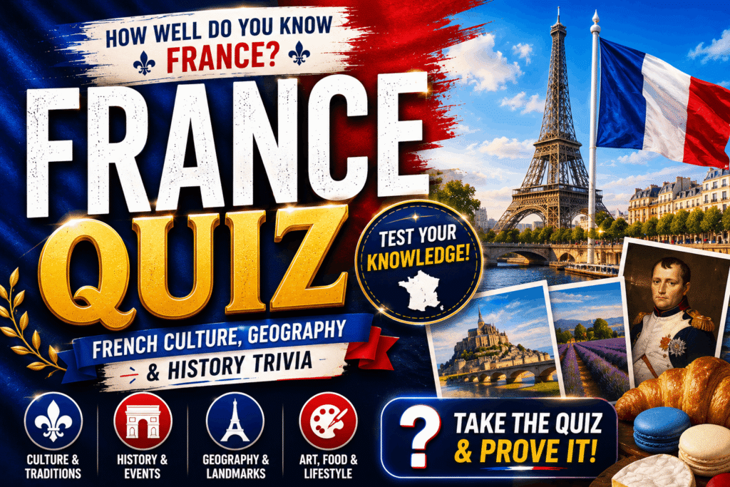 France Quiz – Test Your French Knowledge 🇫🇷