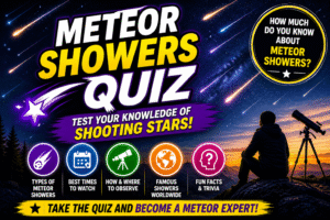 Read more about the article Meteor Showers Quiz – Test Your Knowledge of Shooting Stars!