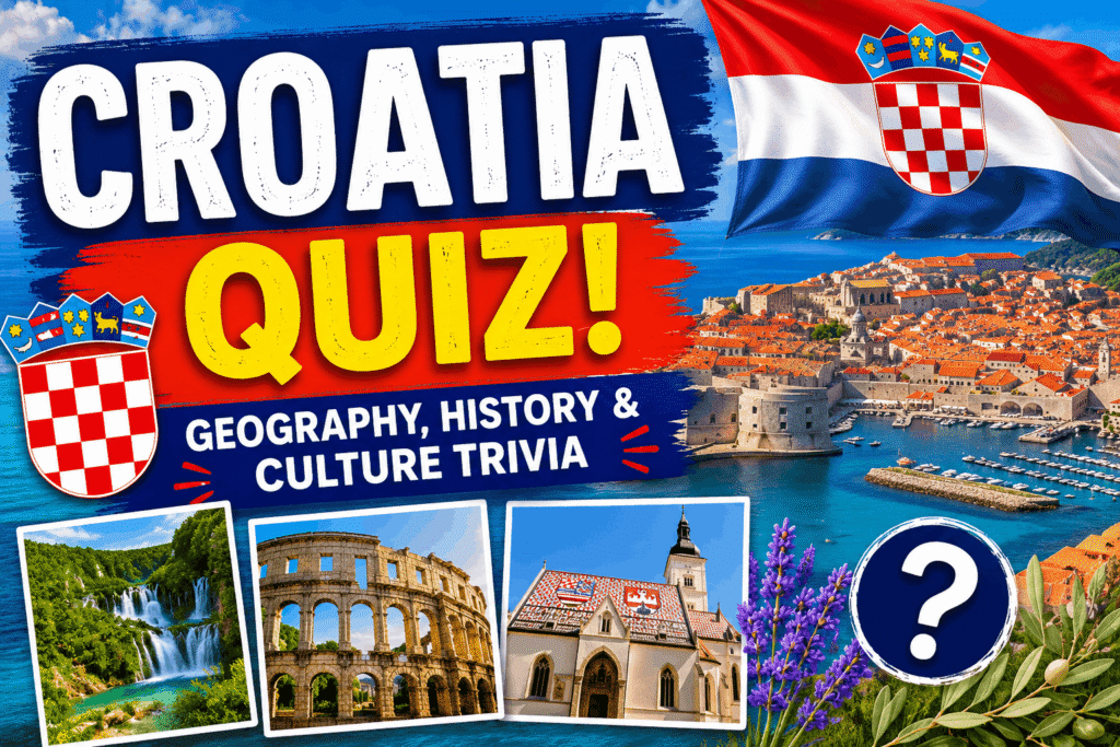 Croatia Quiz – Test Your Geography Knowledge 🇭🇷