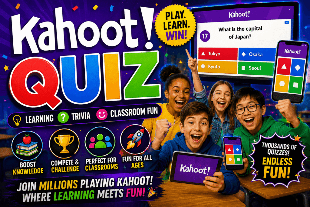 Kahoot! Quiz – Test Your General Knowledge