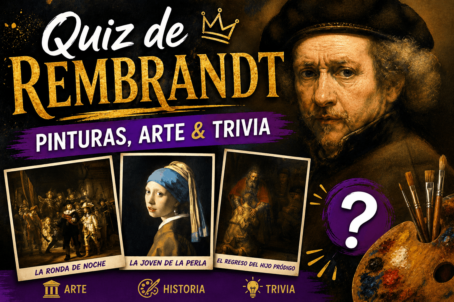 Read more about the article Quiz de Rembrandt – Teste Seus Conhecimentos de Arte