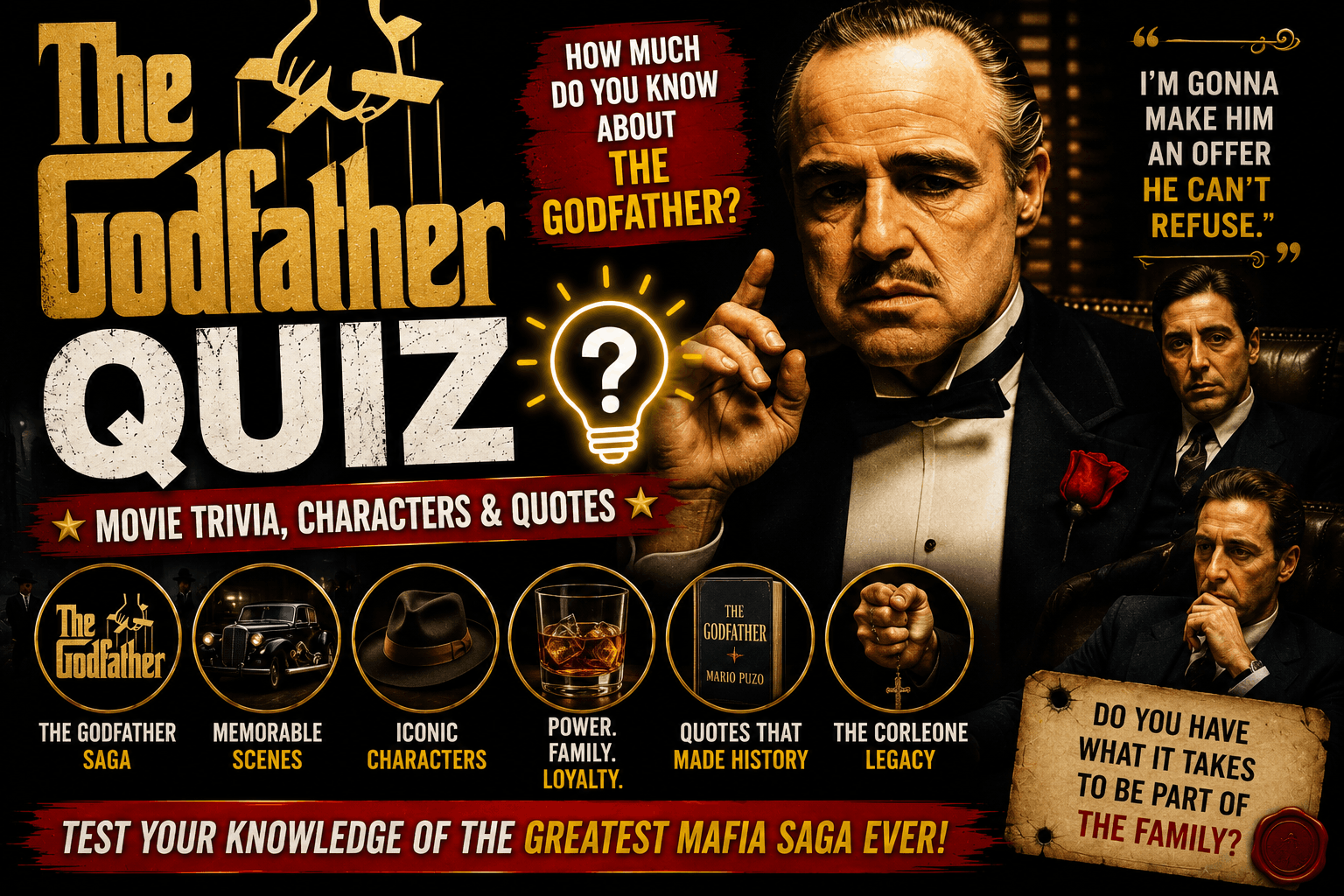 Read more about the article The Godfather Quiz – Test Your Movie Knowledge