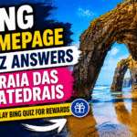 Bing Homepage Quiz Answers – Praia das Catedrais | Play Bing Quiz for Rewards