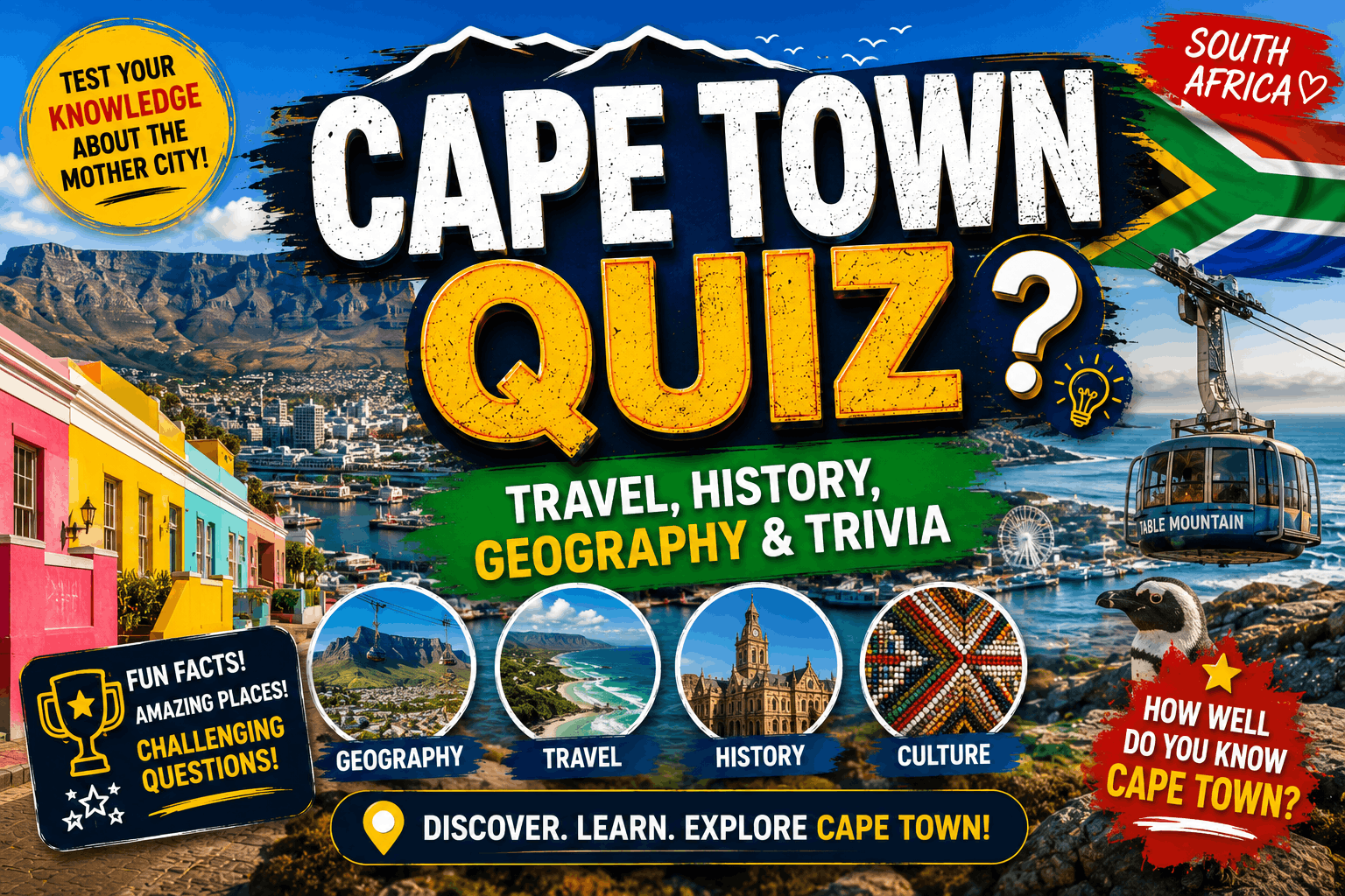 Read more about the article Cape Town Quiz – Test Your South Africa Knowledge